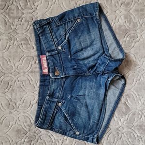 Low rise blue jean shorts Size 2